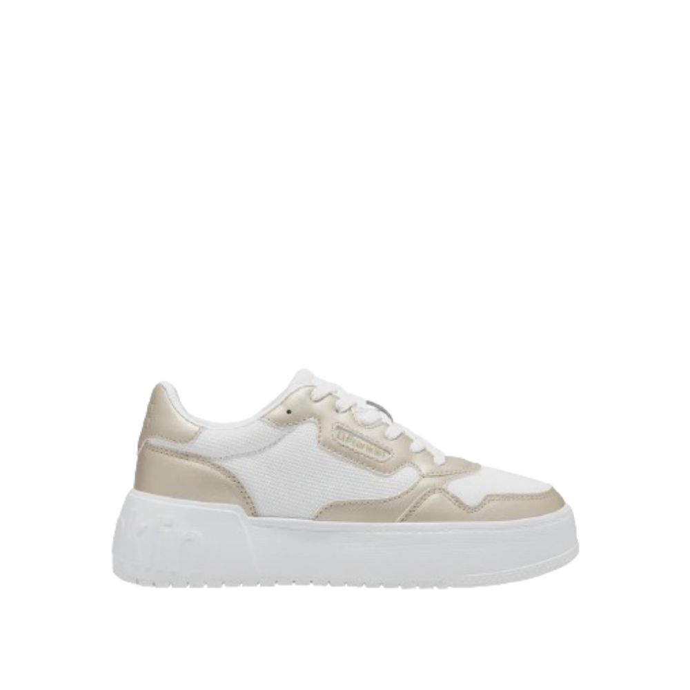 D.FRANKLIN COURT BASIC MESH GOLD SNEAKERS FOR WOMEN